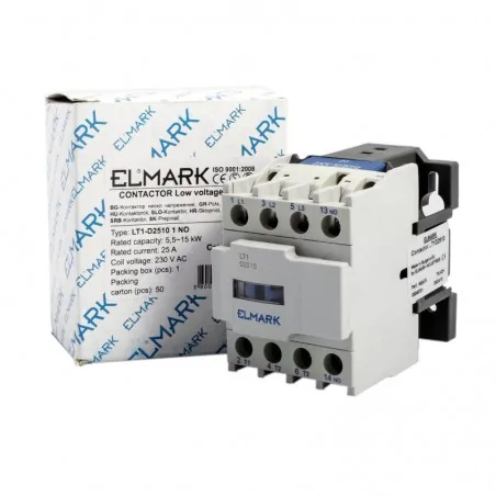 Styczniki - stycznik niskiego napięcia lt1-d2510 25a 230 v elmark 