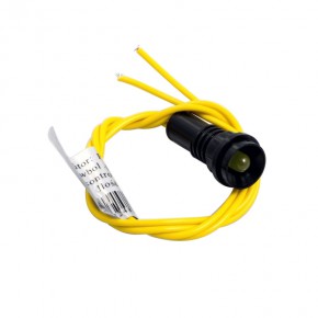 Lampki-kontrolne - d.3305 lampka kontrolna 5/250v żółta pawbol