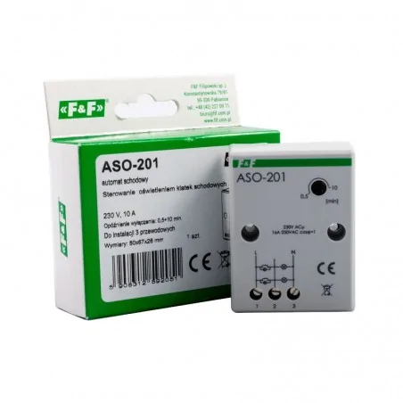Automaty-schodowe - automat schodowy aso 201 230v 16a f&f 