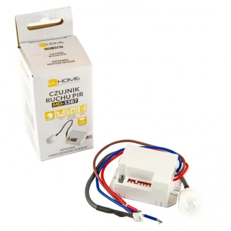 Czujniki-ruchu - czujnik ruchu miniaturowy biały md-15b7 home safety solution 