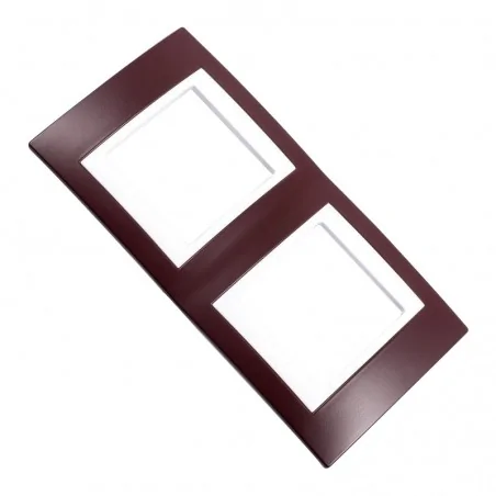 Ramki-instalacyjne - unica viva ramka dwukrotna na gniazda róż indyjski mgu6.004.872 schneider 