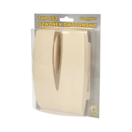 Dzwonki-do-drzwi-przewodowe - gong dwutonowy bim-bam 230v beżowy or-dp-vd-146/bg orno 