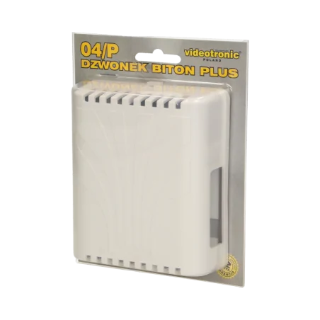 Dzwonki-do-drzwi-przewodowe - dzwonek do drzwi biały gong biton plus 230v or-dp-vd-138/w orno 