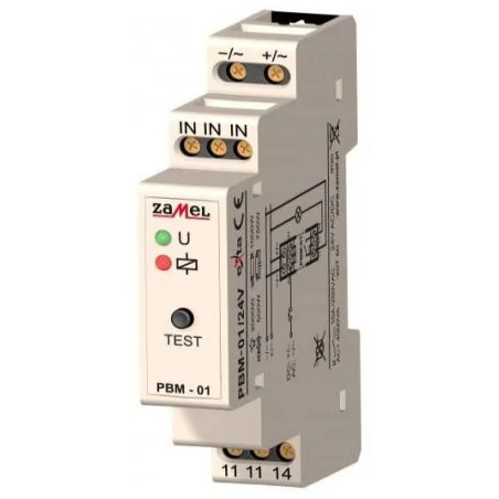 Przekazniki-bistabilne - przekaźnik bistabilny modułowy 230v ac ip20 pbm-01 exta zamel 
