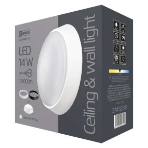 Plafony - oprawa led zewnętrzna o mocy 14w-75w 4000k 1000lm ip54 zm3230 emos 
