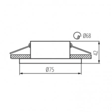 Oprawy-sufitowe - okrągła oprawa punktowa czarno-biała simen dso b/w kanlux 