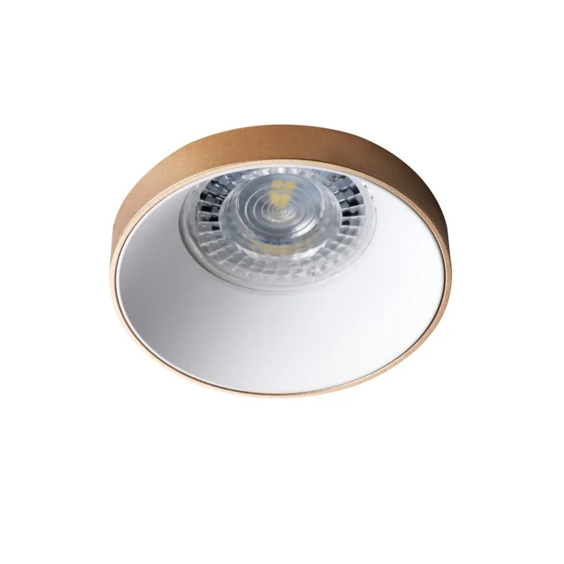 Oprawy-sufitowe - dekoracyjna oprawa sufitowa złoto-biała siemn dso g/w kanlux firmy KANLUX 