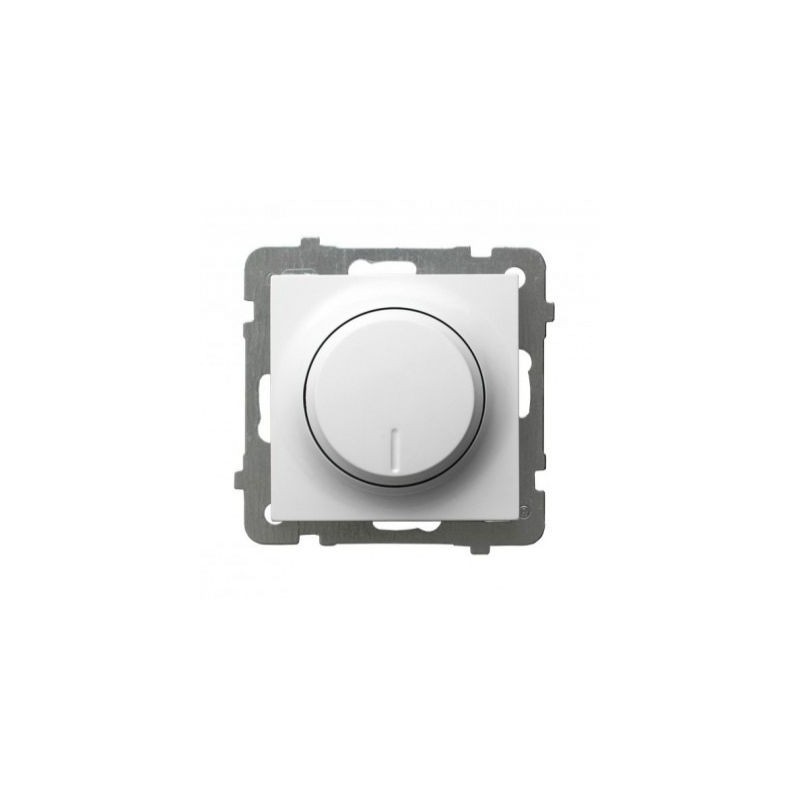 Regulatory-oswietlenia - biały ściemniacz przyciskowo-obrotowy łp-8g/m/00 as ospel firmy OSPEL 