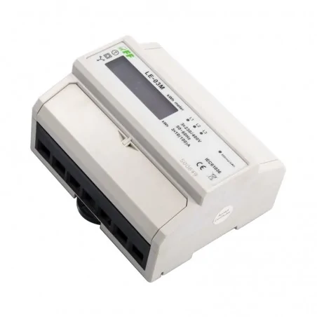 Liczniki-trojfazowe - le-03m licznik energii elektrycznej trójfazowy 100a f&f 