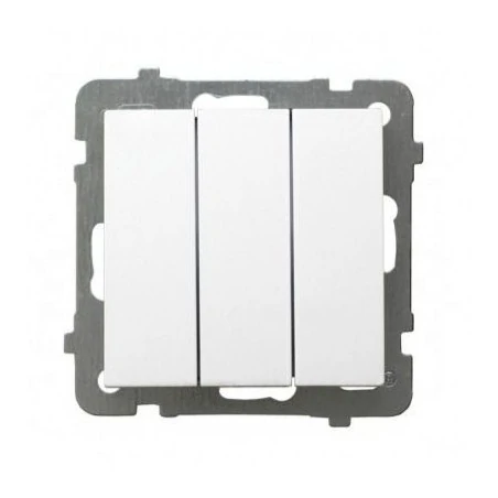 Wylaczniki-potrojne - biały potrójny włącznik łp-13g/m/00 as ospel 
