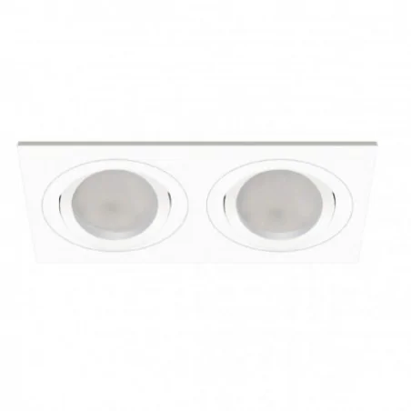 Oprawy-sufitowe - podwójna oprawa sufitowa 2 x max 50 biały mat seidy ct-dtl250-w/m kanlux 