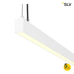 Lampy-sufitowe - lampa wisząca led biała z ciepłym światłem 3000k 65w 1800lm 2m arosa 1001944 slv 