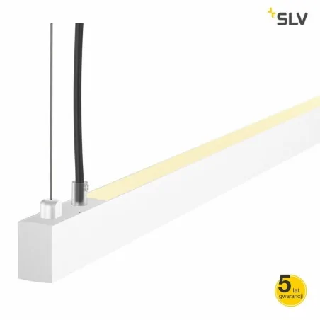 Lampy-sufitowe - lampa wisząca sufitowa w kolorze białym 3000k 32w arosa 1001941 slv 