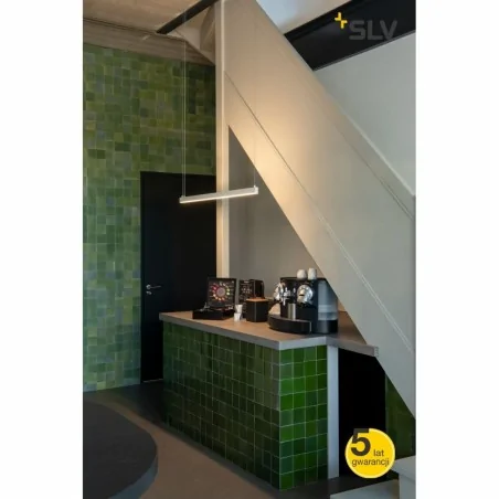 Lampy-sufitowe - lampa wisząca sufitowa w kolorze białym 3000k 32w arosa 1001941 slv 