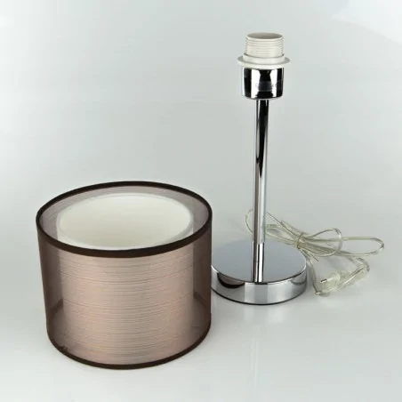 Oswietlenie - lampa stołowa anastasia 2631 e27 max. 60w chrom/brąz rabalux 