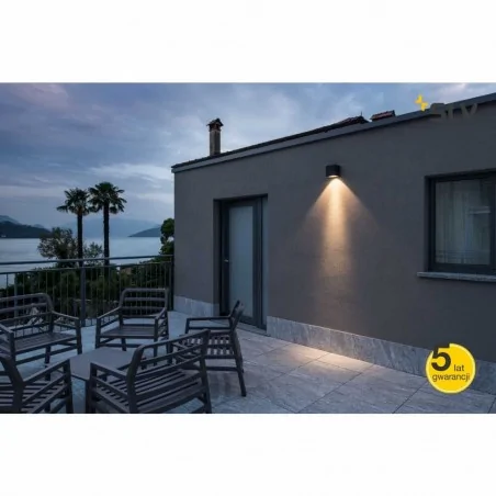 Kinkiety-lazienkowe - lampa ścienna led antracytowa 21w 3000k 2000lm big theo wall 234525 slv 