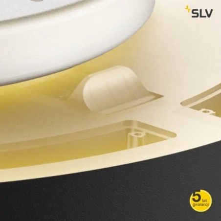 Plafony - plafon sufitowy i lampa wisząca w jednym ściemnialna czarna medo led 40 3000k-4000k triac d czarna slv 