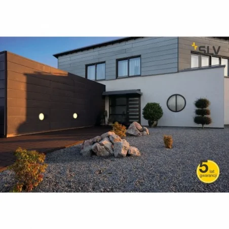 Kinkiety-ogrodowe - oprawa ścienno-sufitowa na taras lipa 1500 3000-4000k antracyt slv 