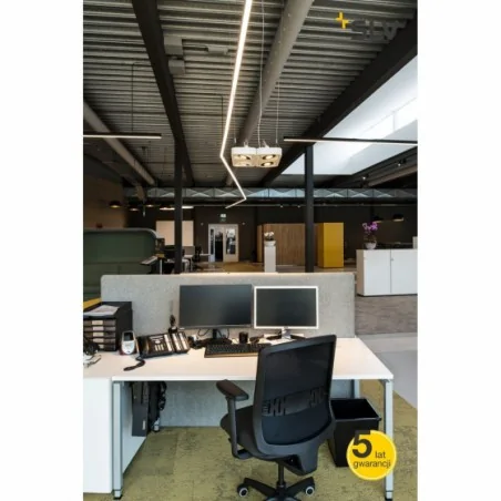 Lampy-sufitowe - wisząca lampa sufitowa z wymiennym źródłem światła aixlight r2 square led gu10 qpar111 spotline 