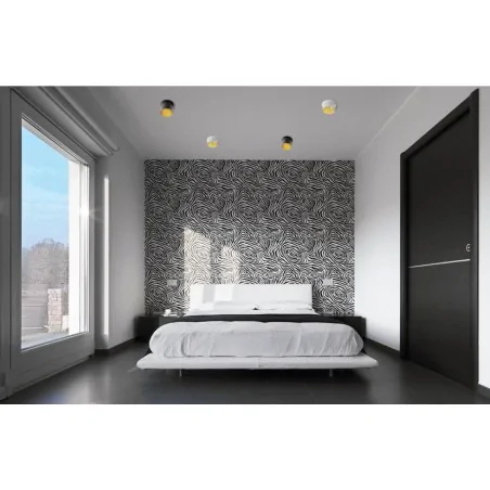 Oprawy-sufitowe - dekoracyjna oprawa sufitowa czarno-złota max 35w spag c b/g kanlux 