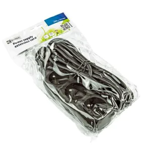 Przedluzacze-elektryczne - przedłużacz 3 gniazda 5m czarny pc0315 emos - 1902230500 