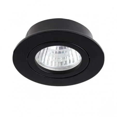 Oprawy-sufitowe - okrągła oprawa sufitowa ruchoma czarna dalla ct-dt050-b kanlux 