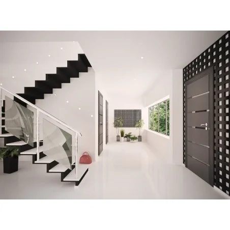 Oprawy-sufitowe - kwadratowa oprawa wpuszczana czarna dalla ct-dtl50-b kanlux 