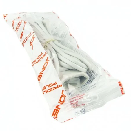 Przedluzacze-elektryczne - przedłużacz pojedynczy z płaską wtyczką i gniazdem biały 2,5a 2x0,75mm2 ps-11/3m jonex 