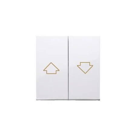 Klawisze - klawisz do przycisku żaluzjowego szp1m biały dkzp1/11 simon 54 kontakt-simon 