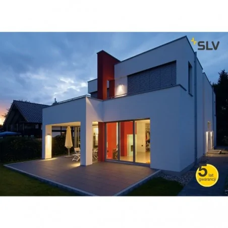 Kinkiety-ogrodowe - kinkiet zewnętrzny kostka led big theo wall out srebrnoszara es111 max 75w slv 