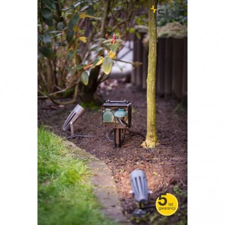 Lampy-ogrodowe-stojace - lampa ogrodowa wbijana antracyt syna led 230v 3000k slv 