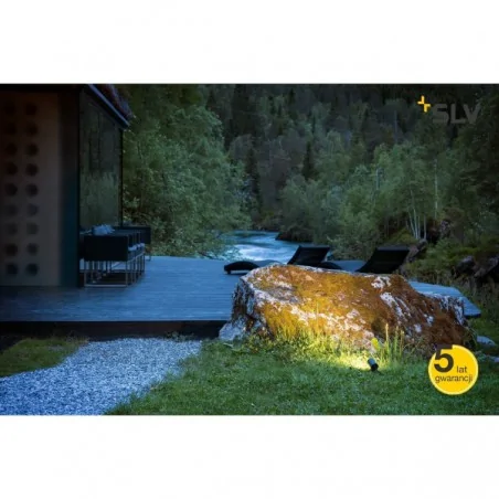 Lampy-ogrodowe-stojace - wielofunkcyjne oświetlenie ogrodowe helia led spot spot 3000k 35° antracyt ip55 slv 