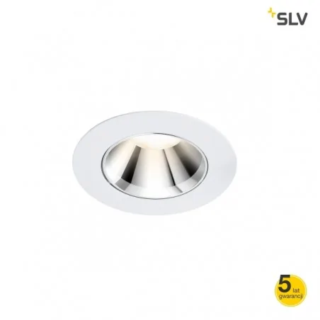 Oprawy-sufitowe - okrągłe oczko sufitowe rilo 11 3000k 4000k biała chrom slv 