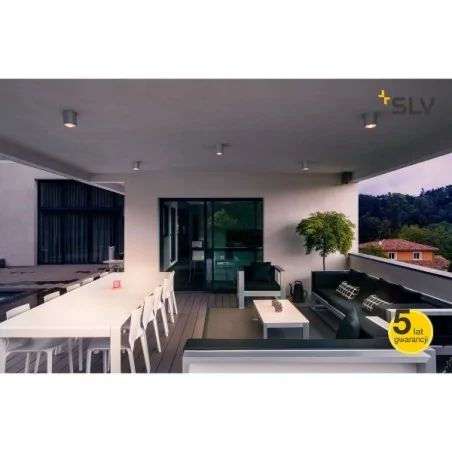 Oprawy-led-zewnetrzne - zewnętrzna oprawa sufitowa tuba rox ceiling out alu szczotkowane es1 slv 