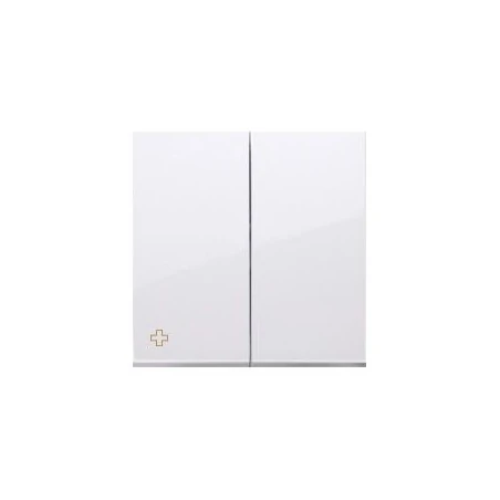 Klawisze - klawisz do mechanizmów sw7/2xm sw6p1m biały dkw9/ab11 simon 54 kontakt-simon 