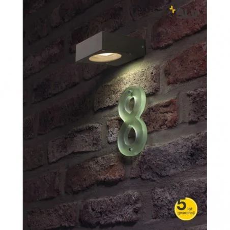 Kinkiety-zewnetrzne - kinkiet dekoracyjny quadrasyl wl 15 antracyt gx53 max 11w ip44 slv 