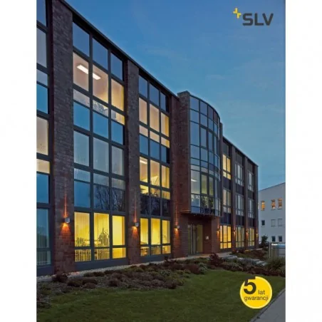 Kinkiety-ogrodowe - dekoracyjny kinkiet elewacyjny out beam qt-de12 srebrnoszary max 80w ip44 slv 