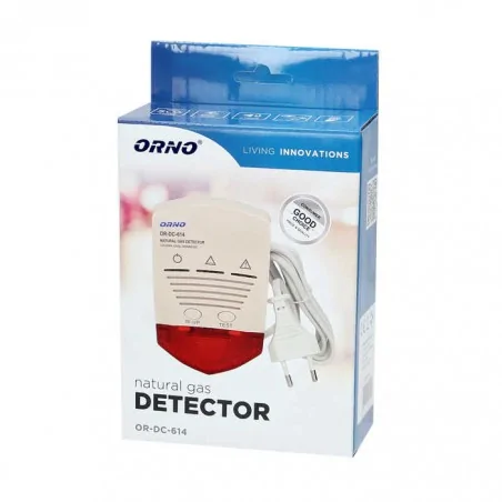 Czujniki-gazu - czujnik gazu ziemnego z wyjściem przekaźnikowym 230v or-dc-614 orno 