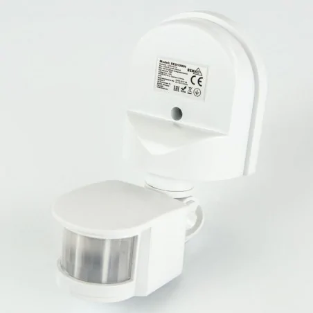 Czujniki-ruchu - biały czujnik ruchu 1200w ses10wh bemko 