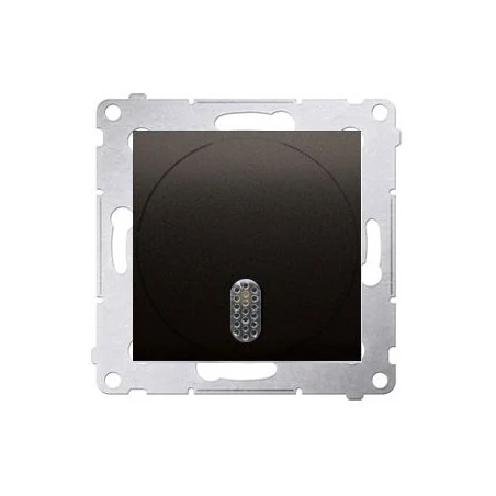 Wlaczniki-i-przyciski-dzwonkowe - dzwonek elektroniczny brązowy ddt1.01/46 simon 54 kontakt-simon 