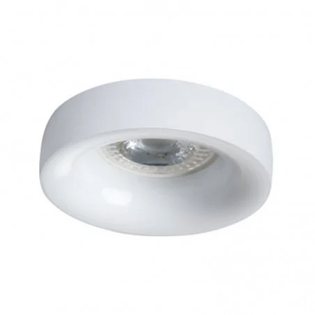 Oprawy-sufitowe - sufitowa oprawa dekoracyjna biała gu10/g5.3 elnis l w kanlux 