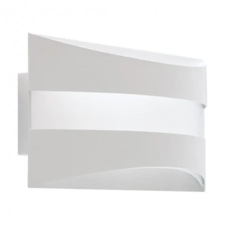 Kinkiety-do-salonu - kinkiet dekoracyjny biały smd led sopran led 6w 4000k 03741 ideus 