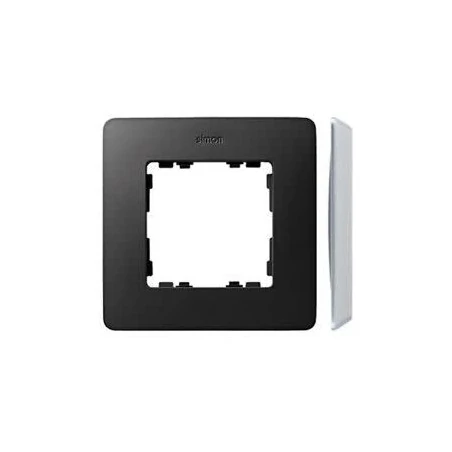 Ramki-pojedyncze - ramka pojedyncza aluminiowa grafitowa 8200610-238 simon 82 detail kontakt-simon 