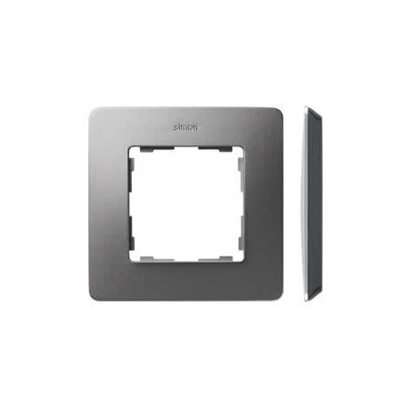 Ramki-pojedyncze - ramka pojedyncza aluminiowa czarna 8200610-293 simon 82 detail kontakt-simon 