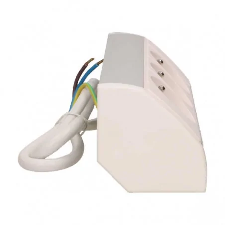 Gniazda-meblowe - biało-srebrne gniazdo meblowe potrójne z uziemieniem 3x2p+z or-gm-9001/w-g orno 