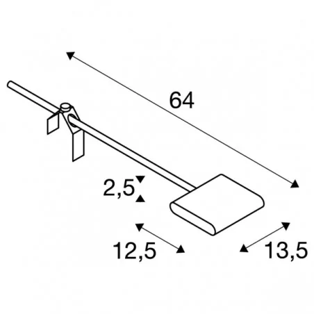 Oswietlenie - przenośne oświetlenie stoisk handlowych czarne lenito 3000k slv 