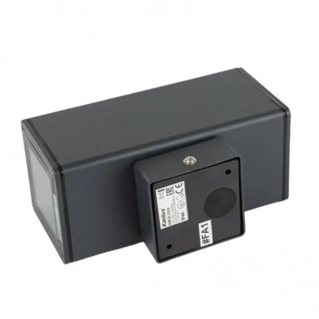 Kinkiety-ogrodowe - dekoracyjny kinkiet zewnętrzny gori el 235 d 2xgu10 ip44 antracyt kanlux 