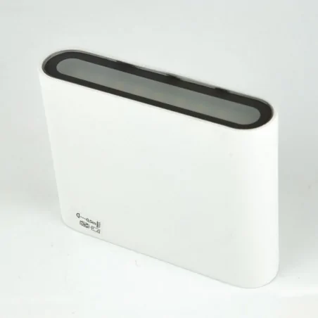 Kinkiety-ogrodowe - dekoracyjny kinkiet zewnętrzny biały garto led el 8w-w 350lm 4000k ip54 kanlux 