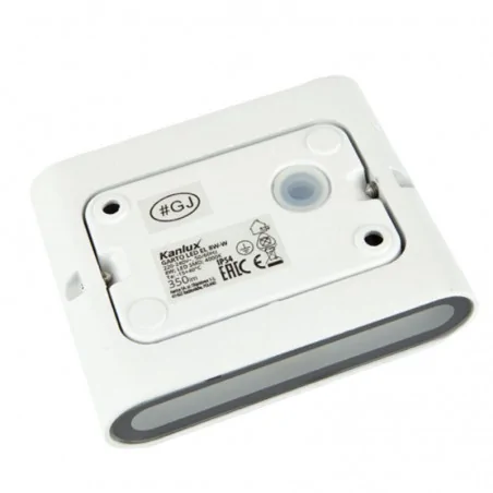 Kinkiety-ogrodowe - dekoracyjny kinkiet zewnętrzny biały garto led el 8w-w 350lm 4000k ip54 kanlux 