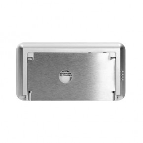 Wideodomofony - srebrny bateryjny wizjer elektroniczny do drzwi 4'' na baterie 3xaaa or-wiz-1107 orno 